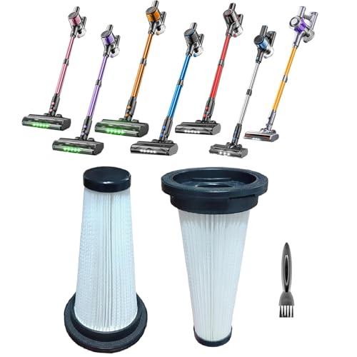 2Pack Hepa Filters Replacement Compatible with SUXIANGVAC Cordless Vacuum A27, Washable Filters Compatible with VOKENE& VICEASE& OIRFND A27& TITIPOY A27 Series