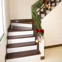 6Ft Artificial Norfolk Pine Christmas Garlands - Green Artificial Greenery for Indoor Outdoor Christmas Decorations