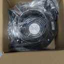 MELONFARM 4" 190 CFM Inline Duct Fan with E12 Speed Controller, Ventilation Exhaust Fan for Cooling Booster, Grow Tents, Hydroponics