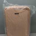 Carry on Luggage Top opening Suitcases, Expandable with Cup&Phone Holder and USB Charging Port,Hardside with Front Pocket Rolling Suitcases with Spinner Wheels & YKK Zippers (Pink, 20 Inch)