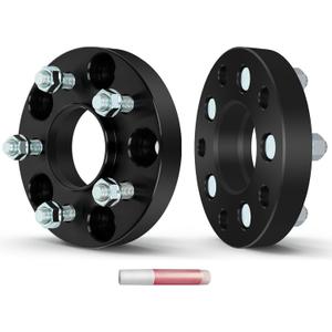 OCPTY 5X5 to 5X4.5 Wheel Adapters for Commander for Grand Cherokee for Wrangler 1 inch 1/2" Studs 71.5mm Hub Bore Forged Hub Centric Wheel Adapters 5 lug 2PCS