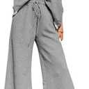 SHEWIN Women Two Piece Sets Business Casual Work Vacation Airport Outfits 2026 (Gray, S)