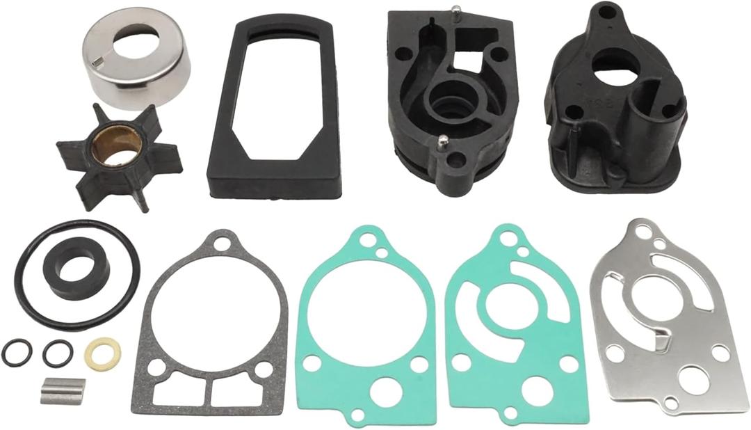 77177A3 Water Pump Impeller Kit with Housing for Mercury Marine 30 JET 35 40 45 50 60 65 70 HP 2 Stroke Outboards 46-77177A3 Sierra 18-3324