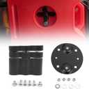 RX-DLX-PM Pack Mount Bracket Cargo Racks Double Fixing Mount Compatible with Standard Pack Mount Compatible with Fuel & Gas Can & Water Pack Mount