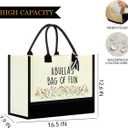 Gifts for Grandma Grandma Christmas gifts Canvas Tote Bags for Women - Fun (Abuelabag)