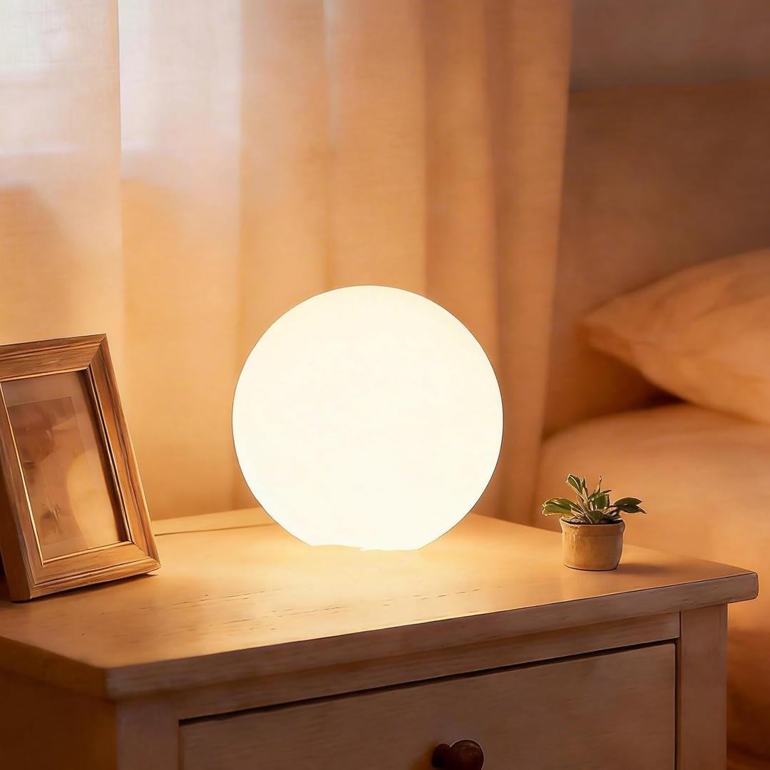 shumi Garden Ball Light-6inch LED Outdoor Table Lamp 16 RGB Colors and Dimmable Globe Light with Remote,Decor for Patio,Garden,Yard,Beach,Pathway (6in-(Usb Charging))