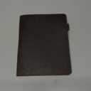 Robrasim Leather Cover for 6"x9" Steno Notebook, Leather Folio Cover Compatible with 6x9 Spiral Steno Pads, A5 Notebook Organizer with Pen Loop - Wine