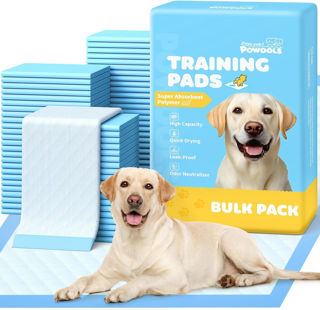 100-Pack X-Large Puppy Pads - 34'' x 28'' Pee Pads for Dogs Potty Training with Leak-Proof Quick-Dry Design, 6-Layer Dog Pads Extra Large, Blue