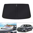KUST Windshield Sun Shade for 2012-2022 Volkswagen VW Passat Accessories Sunshade Sun Visor Protector Foldable Blocks UV Rays Keep Your Car Cooler