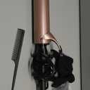 Large Curling Iron 2 Inch, Ceramic Long Barrel Hair Curling Wand, Hair Styling Tool, Dual Voltage, LCD Display, Black