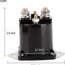 10L0L Golf Cart 12V Solenoid for Club Car DS & Precedent Gas 1984-up, Replace OEM 1013609 1117