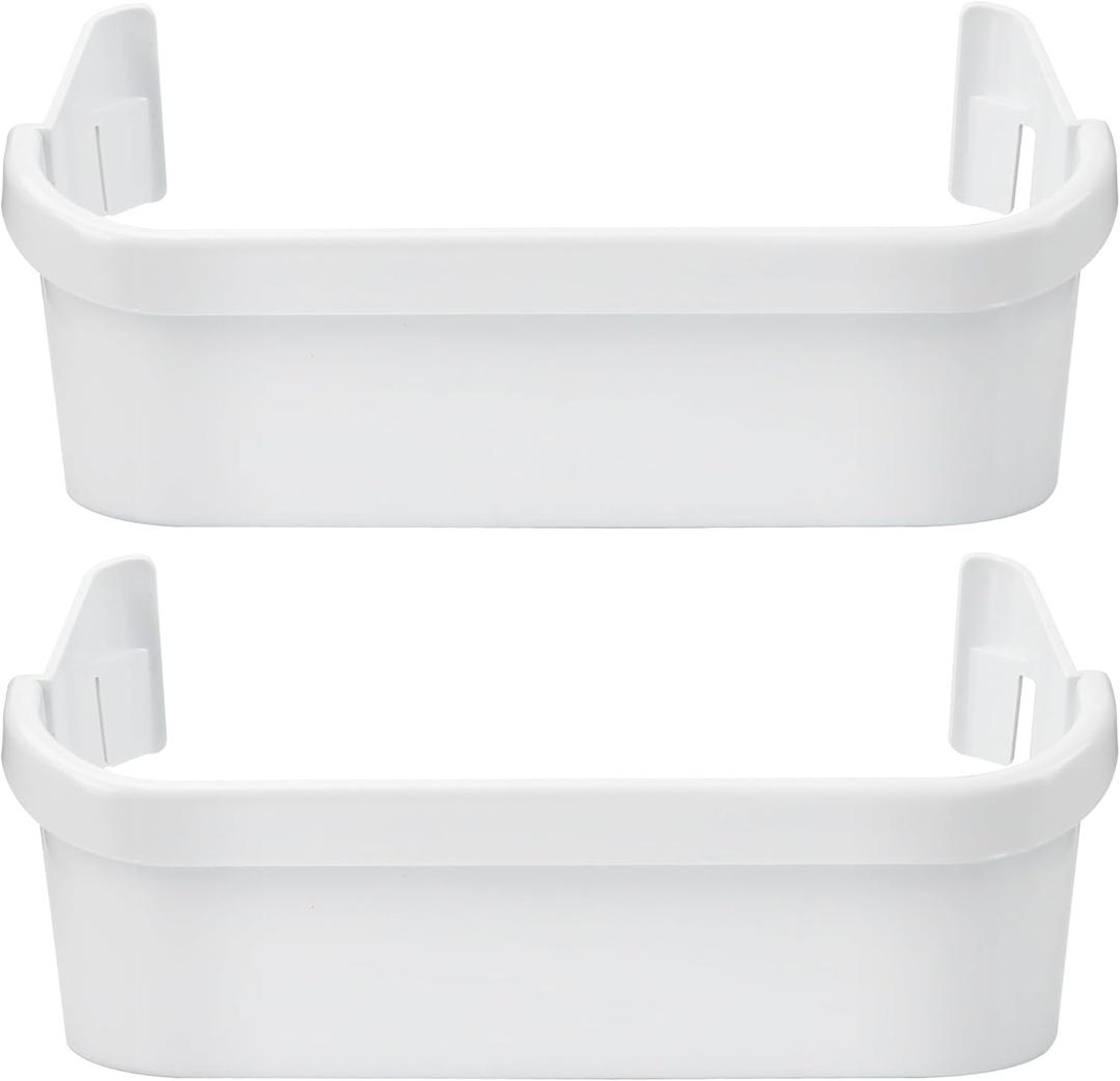 240351601 Refrigerator Freezer Door Bin Compatible with Ken.more Fri.gidaire Refrigerator Freezer Door Shelf Replace 240351607 891154 AP2115974 Freezer Side- 2 PACK By Fetechmate