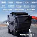 KR5V 72V 5000W Electric Brushless DC Motor Kit Temperature Sensing