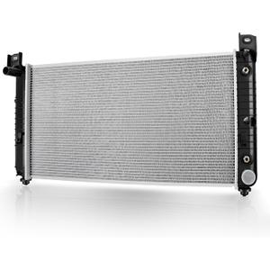 DWVO 34 Inch Core Radiator Compatible with Chevy Silverado Suburban Tahoe, Fit for Cadillac Avalanche Escalade GMC Yukon Sierra Hummer H2 4.3L 4.8L 5.3L 6.0L 6.2L CU2423