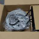 ELYONA 3 Pack Hammered Pendant Lights 7” Small Metal Solid Wood Hanging Light Fixtures Adjustable Height Industrial Pendant Lighting for Kitchen Island Dining Room Bedroom Bar Office, Modern Blue