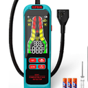 Kiprim High Sensitivity Gas Leak Detector HVAC Tools Natural Gas Detector with 9.4-Inch Probe, Portable Gas Tester with Audible & Visual Alarm to Locate Combustible Sources Propane for Home and RV