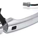 Front Driver Side Left Chrome Exterior Door Handle Keyless Entry Smart Key Type for Hyundai Elantra 2017 2020 OE# 82651-F2210 82652-F2020