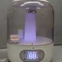 DREO Cool Mist Humidifiers for Baby, 3L Top Fill, 26dB Quite, Ambient Indicator Light for Nursery, Less Refill, Indoor (Ice White)