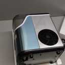 EUHOMY Nugget Ice Makers for Countertop with Ice Scoop & Basket, Self-Cleaning Sonic Pebble/Pellet Ice Maker Machine with 35lbs/24H Soft Ice for Home/Kitchen/Office, Stainless Steel, Silver