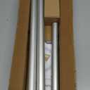 YNL Silver Shower Curtain Rod 36-68 Inch(3-5.67ft), No Slip No Drill Stainless Steel Spring Tension Curtain Rod, No Rust Shower Rod Adjustable For Bathroom closet