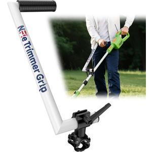 Upgraded Weed Eater Handle, String Trimmer Handle Extension Back Saver, Ergonomic Weed Wacker Grip for Lawn Care, Grass，Landscaping, Yard （17”）