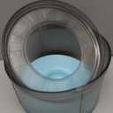 1Gallon No Spill Dog Water Bowl-3.8L Large Capacity, BPA-Free, Anti-Splash & Anti-Digging Design with Non-Slip Base for Messy Drinkers (Smoky)