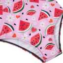 Vieille Little Girls Swimsuit Cute Kids Quick Dry Swimwear with Skirt 3-8 Years (Pink)