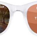 Photochromic Progressive Multifocus Reading Glasses Blue Light Blocking Computer Eyeglasses No Line Multifocal Reader for Women Men (CR +1.5)