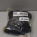 QWD Black Fishnet Tights For Women High Waist Tummy Control Shapewear Leggings Fishnet Pantyhose (Large)