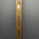 2 Pack Curtain Rods 72 to 144 Inch, Adjustable 1-Inch Window Curtain Rods, Heavy Duty Single Telescoping Drapery Rods with Cap Finials, Brass