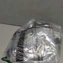 Large Art Portfolio Case 48" x 36" Poster Storage Bag Bulletin Board Holder Container PVC Folder with Zipper Handles Pocket for Teachers Artist Artwork Organization(Black,Clear)