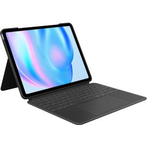 Logitech Combo Touch iPad Air 13-inch (M2 & M3)(2024 & 2025) Keyboard Case - Detachable Backlit Keyboard with Kickstand, Comfortable Typing, Multi-use Mode - Midnight Black