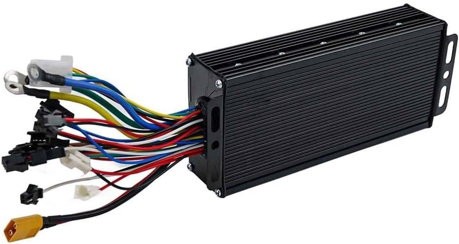 Ebike Brushless Controller, 48V-72V 40A E-Bike Controller Intelligent 3-Mode Sine Wave High Power Universal-Brushless DC Motor Controller for Brushless Motor