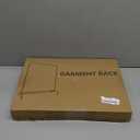 JIUYOTREE Metal 43.3 Inches Garment Rack with Bottom Shelf Clothing Rack for Hanging Clothes Coats Skirts Shirts Sweaters Gold