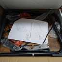 Folding TV Tray Adjustable Dinner - Trays for Eating On Couch Wooden Tables Mate Stand Foldable Desk with Cup Holder Portable (Rustic)