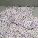 Scarlet Darkness Women's Floral Midi Dress Corset Sundresses 2026 Summer Spring Vacation Milkmaid Dresses Green Purple Floral XXL