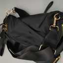 FEIBOON Spacious Nylon Crossbody Bag Bum Bag Handbags Wallets Purses Trendy Shoulder Bag for Women