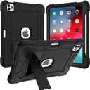 AICase for iPad Air 4/5 Case 2020/2022,New iPad Air 10.9 Cases Kickstand Shockproof Heavy Duty Rubber Rugged Hybrid Three Layer Armor Protective Cover for iPad Air 4th/5th Generation 2020/2022