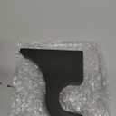 4 Pack Wooden Curtain Rod Brackets Curtain Rod Holder Wood Brackets Classics 3 1/2" Return Bracket for 2" Pole (Black)