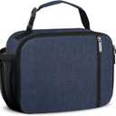 Esouler Lunch Box Kids Insulated Lunch Bag for Boys & Girls Durable Children Lunchbox for School with Water Bottle Holder-Blue