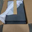 2-Seater Sofa Dark Grey Couch for Room, Office, Living Spaces | Modern Polyester Fabric Loveseat Sofabed Furniture for Apartment & Home