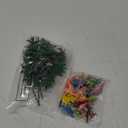 ShinyRelief 64 Pcs Dinosaur Palm Tree Cake Decorations Mini Dino Cupcake Topper Plastic Palm Cake Topper Tree Small Tiny Dinosaur Figures for Cake Cupcake Sand Table Birthday Decorations