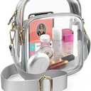 COROMAY Clear Purse for Women, Clear Bag Stadium Approved, Transparent Crossbody Bag