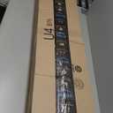 3 Pcs Flocked Natural Artificial Christmas Tree Set with Lights Flocked Christmas Tree with Bendable Branches for Xmas Decor (Alpine Tree,2' 3' 4')