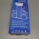 GDHOMM Under Door Draft Stopper Door Sweep Noise Blocker Weather Stripping Size Adjustable 30"-36" Gap Filler & Door Seal, Black