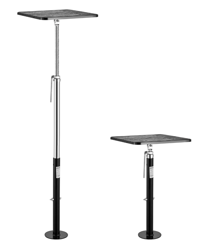 VEVOR RV Slide Out Support Jack, 2 PCS Camper Slide-Out Leveling Jack, Powder-Coated Steel Support Jacks for RV, Camper, Travel Trailer, Supports Up to 1000lbs, Adjustable from 21.3 inch to 48 inch