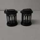 WdtPro Solar Lanterns Outdoor Waterproof, Upgraded Bright Hanging Solar Lights for Outside,Solar Powered Lanterns Lighting LED for Garden Patio Yard Decorative 2 Pack (Warm Light)