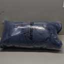 Bedsure Comforter Set Full Size - Cotton Fabric with Microfiber Inner Fill, Navy PureWoven Soft Bed Set for All Seasons, 3 Pieces, 1 Comforter (82" x 86") and 2 Pillow Cases (20" x 26")