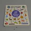 LEARNING BUGS Phonics Songs Book, 26 Letter Sound Songs, Preschool & Kindergarten Learn to Read for 3 Year olds, Perfect Toy and Gift for Toddlers Ages 2+