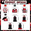 Red Black Graduation Decorations 2026: Class of 2026 Graduation Party Supplies for High School College Congrats Grad Banner Backdrop Signature Guest Book Photo Booth Decor